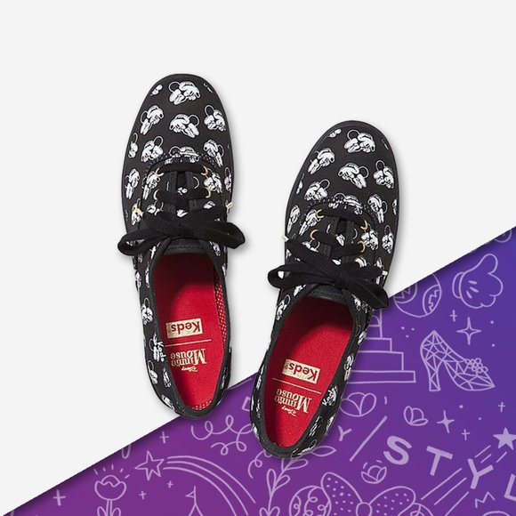 Keds x Minnie Mouse Print Low Sneaker - Picture 1 of 2